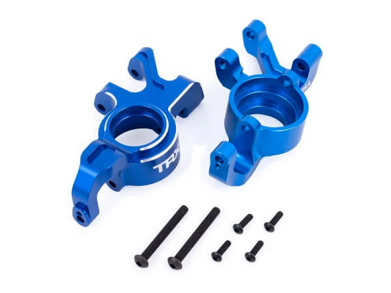 ALU 6061T6 BLAUWE STUURBLOKKEN  TRX7836BLUE